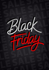 Obraz premium Poster with bold 