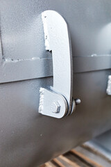 fragment of the welding connection of parts