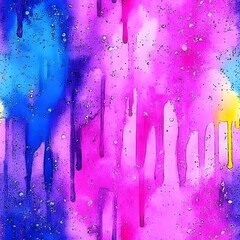 Fototapeta premium Abstract Watercolor Dripping Paint Texture Background