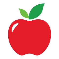 Vector Illustration Of Apple.
