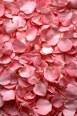 Obraz premium Pink rose petals