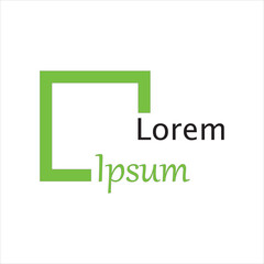 Black vector badge logo for photo studios and photographers