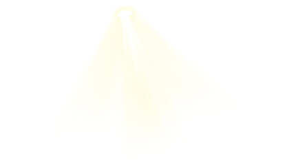 Soft Ambient Spotlight Effect on transparent background