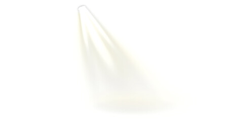 Intense Spotlight Lighting Effect isolated on transparent background