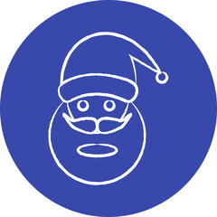 Christmas, New Year Vector Icon element, Isolated white background