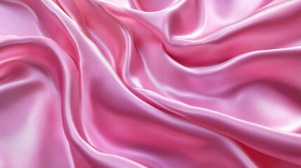 Obraz premium Pink Satin Draped Softly