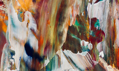 Fototapeta premium Abstract background wallpaper. Ethnic pattern. Mixtures of oil paint. Trendy hand painting canvas. Wall decor and Wall art prints Idea. 3D Texture. Art object