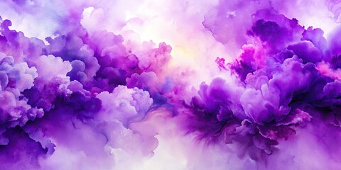 Fototapeta premium Serene Watercolor Violet Abstract Background for Elegant Design and Creative Projects