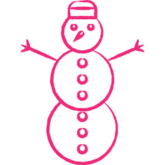 Christmas, New Year Vector Icon element, Isolated white background