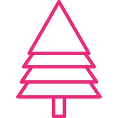 Christmas, New Year Vector Icon element, Isolated white background