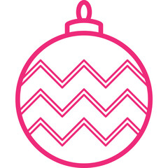 Obraz premium Christmas, New Year Vector Icon element, Isolated white background