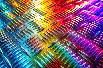 Shiny Aluminum Surface with Reflective Texture Ideal for Backgrounds and Industrial Applications