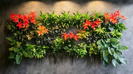grass on the wall