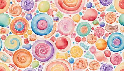 Pastel abstract circular pattern background for soft designs