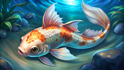 Fototapeta premium koi fish
