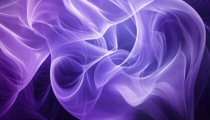 Obraz premium Abstract Purple and White Swirling Lines Background