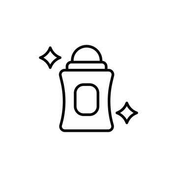 recommend clip art: Deodorant outline icons, minimalist vector illustration ,simple transparent graphic element .Isolated on white background