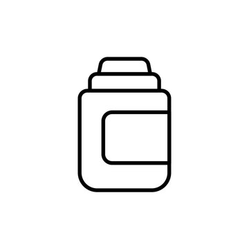 recommend clip art: Deodorant outline icons, minimalist vector illustration ,simple transparent graphic element .Isolated on white background