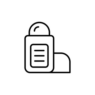 recommend clip art: Deodorant outline icons, minimalist vector illustration ,simple transparent graphic element .Isolated on white background