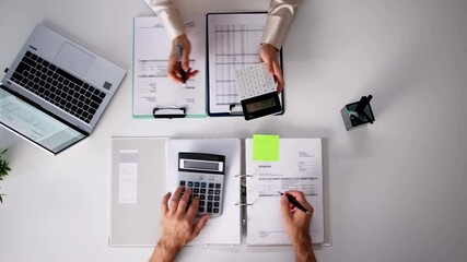 Professional Business Accountant Doing Financial Advisory