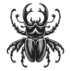Fototapeta premium Beetle icon vector illustration