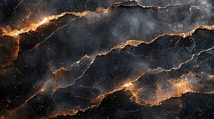 A delicate pastel black marble background with thin gold veins running smoothly across, radiating calm and elegance