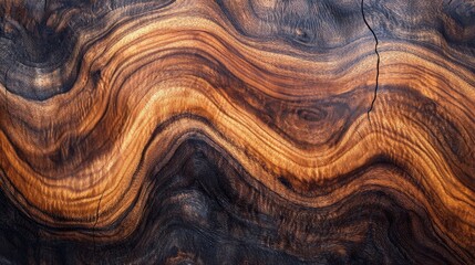 Naklejka premium Close-up of beautiful wood grain. Perfect for wood-themed design, carpentry, or furniture projects.