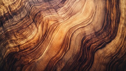 Fototapeta premium Close-up shot of wood grain. This image can be used as a background for projects that require a natural and rustic look.