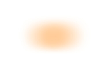 Orange Round Gradient Overlay Transparent Background