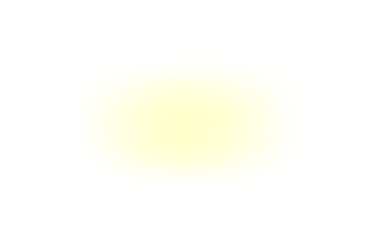 Yellow gradient overlay transparent round circle