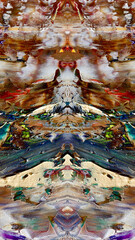 Abstract background wallpaper. Ethnic pattern. Mixtures of oil paint. Trendy hand painting canvas. Wall decor and Wall art prints Idea. 3D Texture. Art object