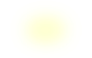 Yellow gradient overlay transparent round circle
