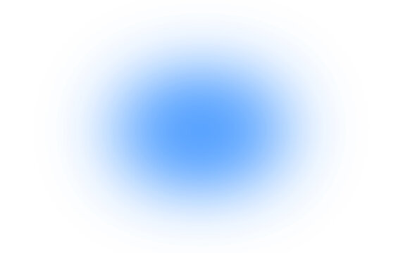 Blue round gradient overlay