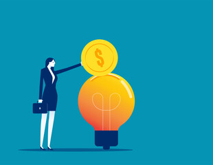 Money. business people donate or contribute fund raiser new project ,Fundraising idea