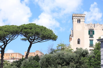 tower castle capodimonte, naples, italy