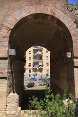 ruins of roman empire, salvator rosa, naples, italy