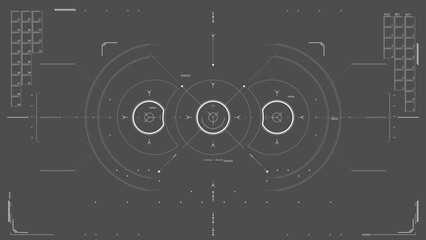 Sci-fi, FUI, UI, futuristic UI, GUI, HUD. Ready to animate.