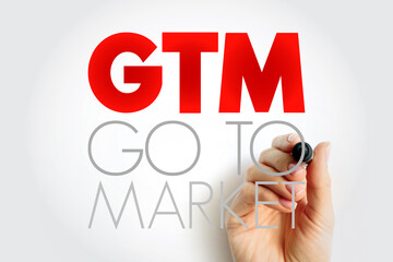 GTM Go To Market - plan of an organization, utilizing their outside resources, to deliver their...