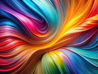 Vibrant Colorful Abstract Background with Smooth Flowing Patterns and Textures for Artistic Design