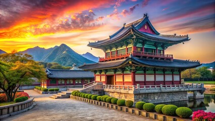 Vibrant Colors of Korea: Scenic Landscapes, Traditional Architecture, and Cultural Elements Captured
