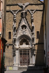 Naklejka premium cappella pappacoda, naples, italy, chapel