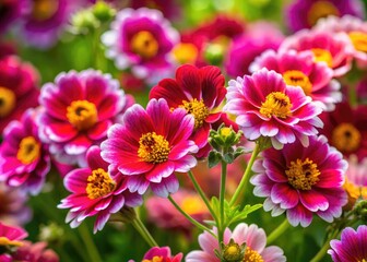 Obraz premium Vibrant Schizanthus Flowers in Full Bloom Showcasing Their Unique Colors and Delicate Petals
