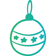  Christmas, New Year Vector Icon element, Isolated white background