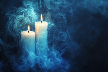 abstract design smoke over black background
