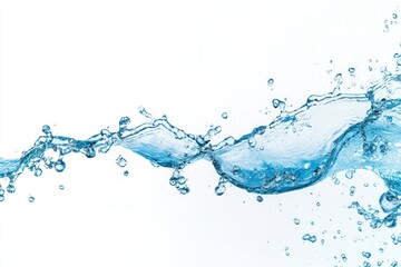 Water splash border line droplets refreshing appliance.