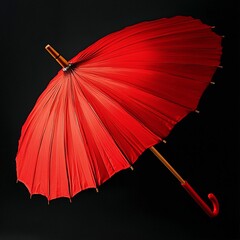 red umbrella isolated