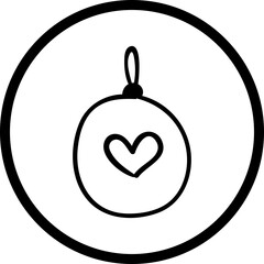 Obraz premium Christmas, New Year Vector Icon element, Isolated white background