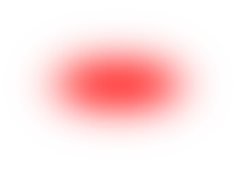 Red round gradient transparent