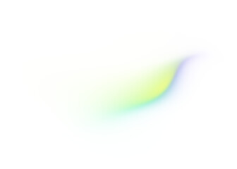 Blurry gradient shape on transparent background