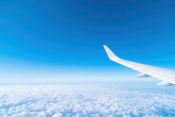 Fototapeta premium Jet aircraft maneuvering above the clouds